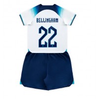 England Jude Bellingham #22 Heimtrikotsatz Kinder WM 2022 Kurzarm (+ Kurze Hosen)